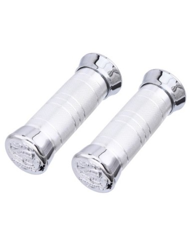 Grips 7/8 long 130mm 16a Chrome Eagle.